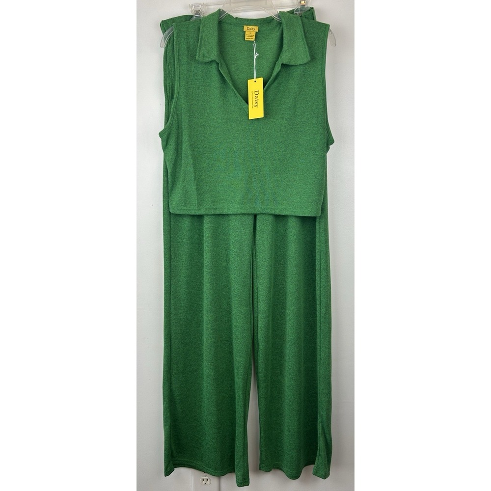 Loungewear Set Women 3X Tall Plus Pockets Soft 2pc New Stretch Wide Leg Cozy New